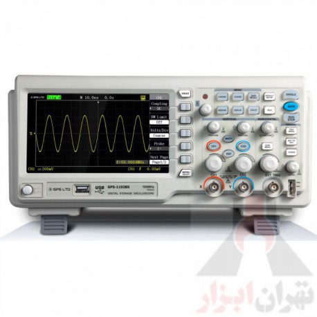 اسيلوسكوپ ديجيتال حافظه دار روميزي مدل GPS-1102BX